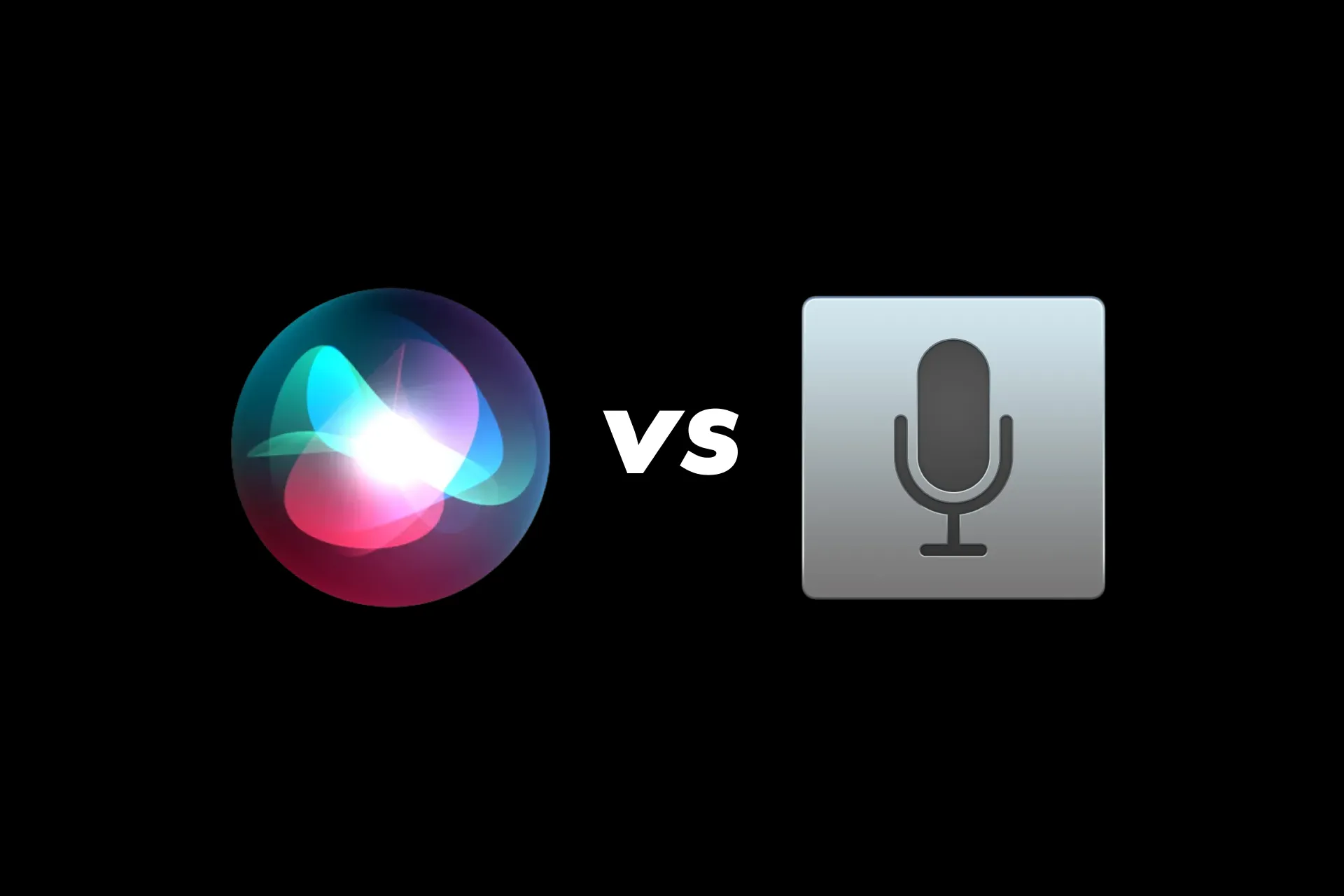 Siri vs Dictation: what's the difference?