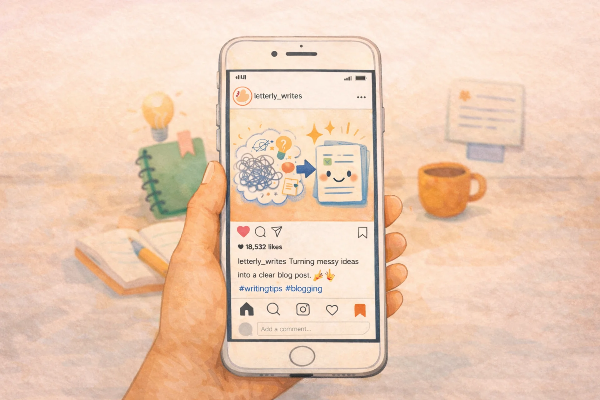 Write blog post with Letterly