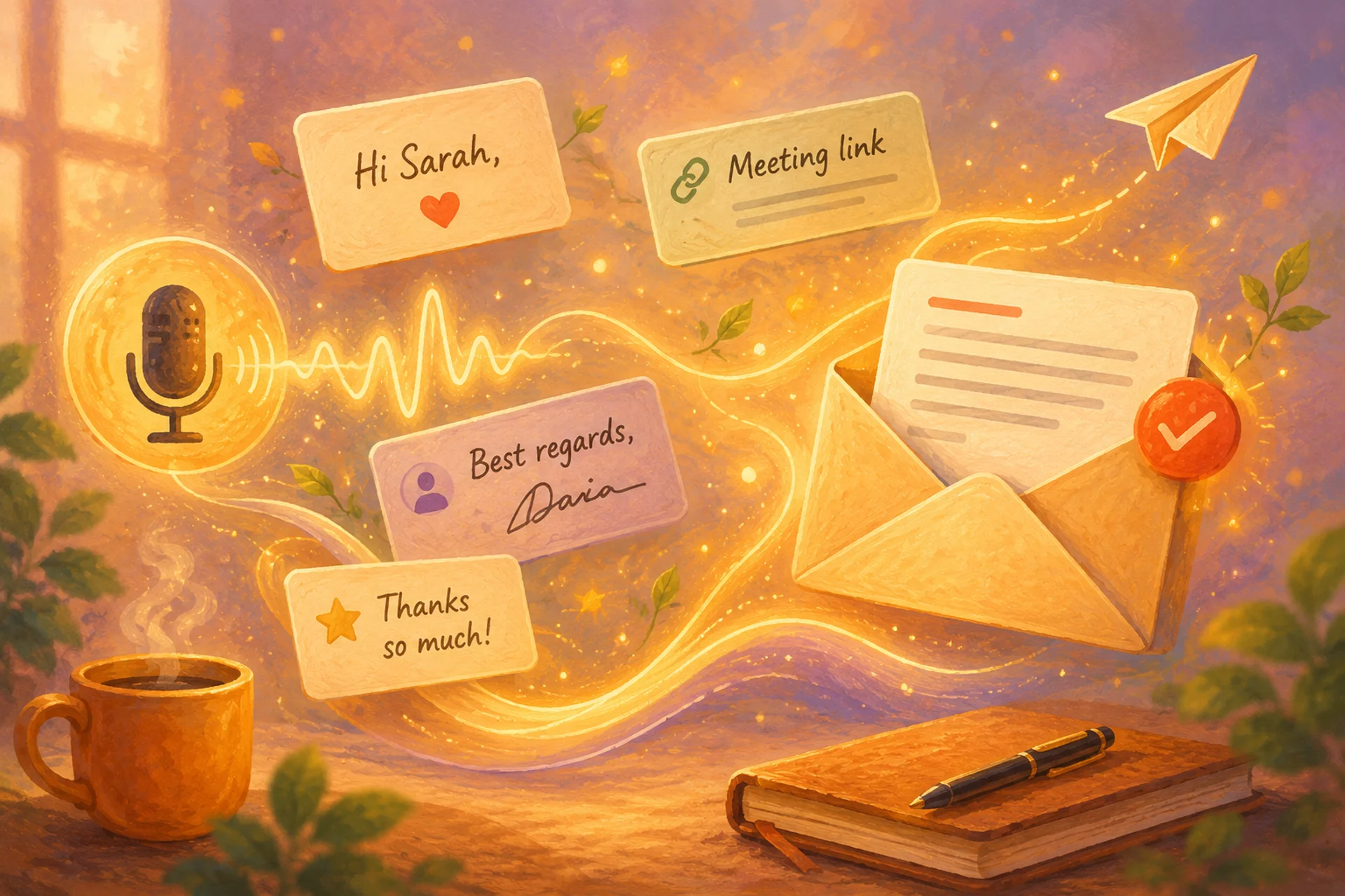 More advantages of Letterly when writing emails