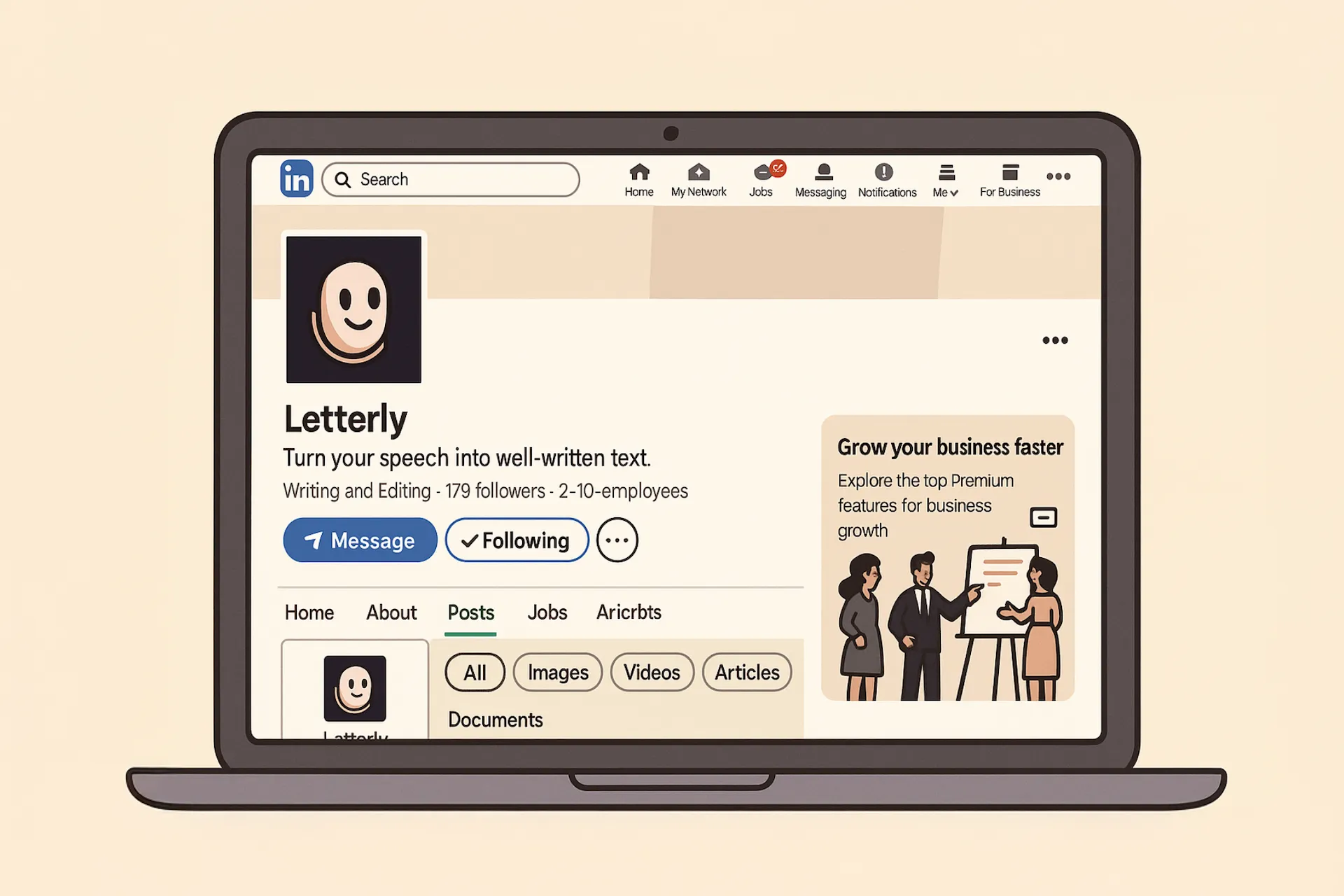 Use Letterly to create LinkedIn content in seconds