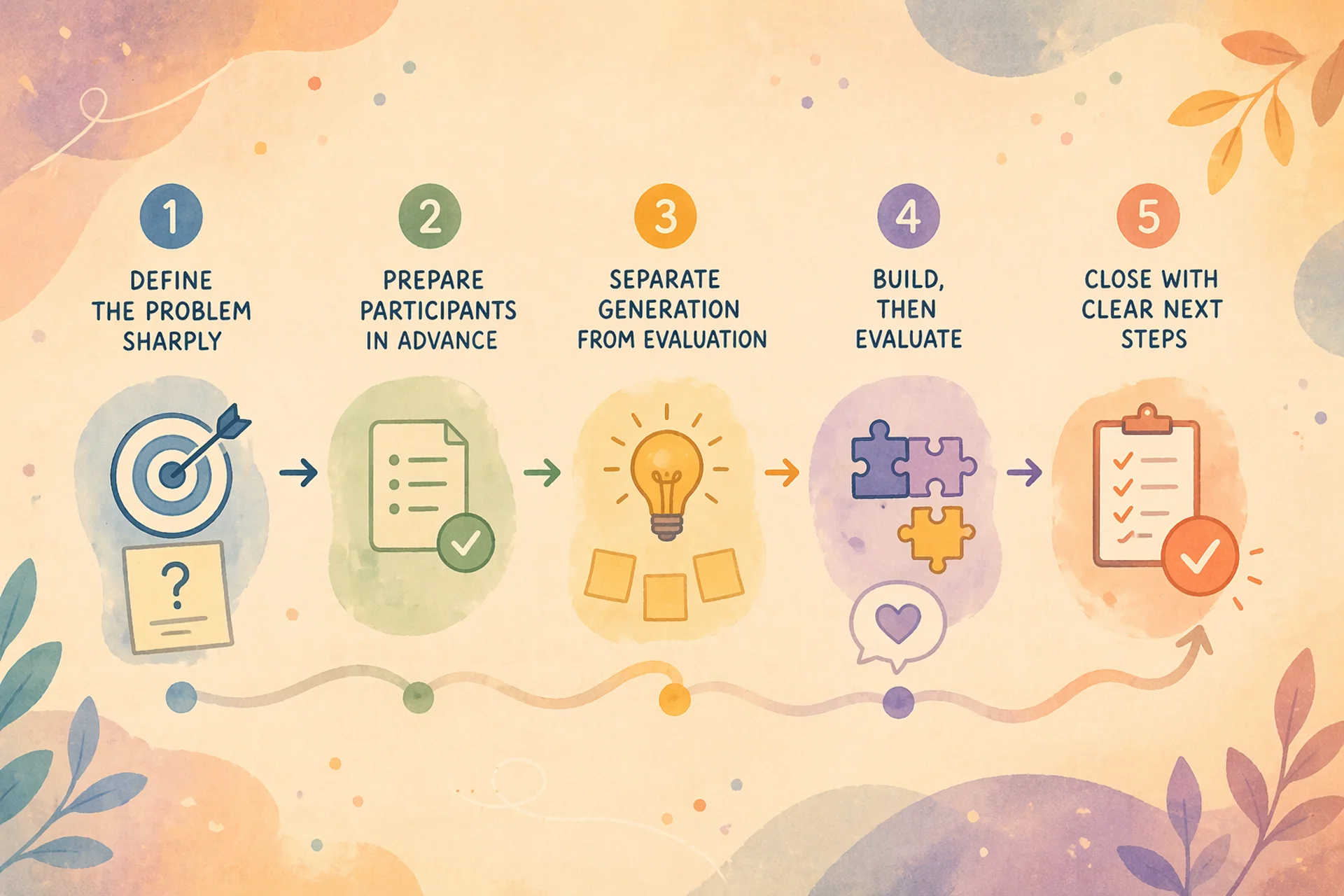 How to run a brainstorming session