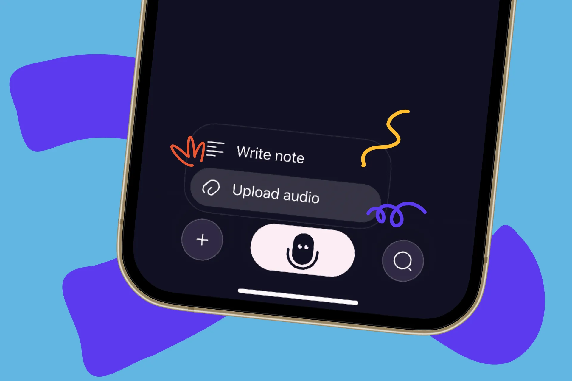 Upload any audio files to Letterly for transcription