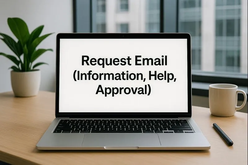 Request email illustration
