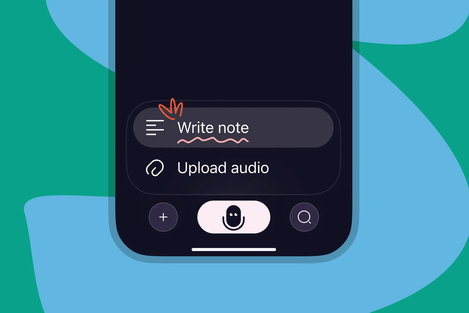 Write and rewrite text notes in Letterly