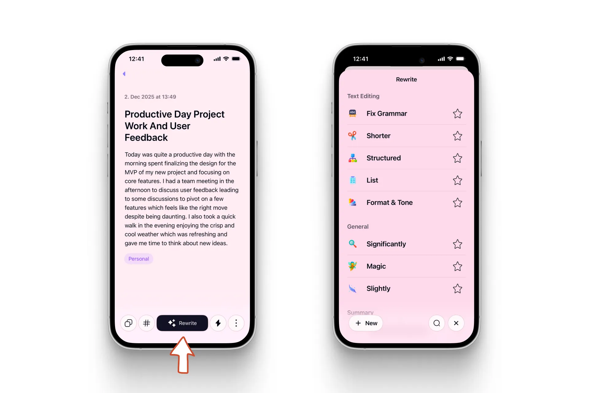 Rewrite your notes easily with Letterly 