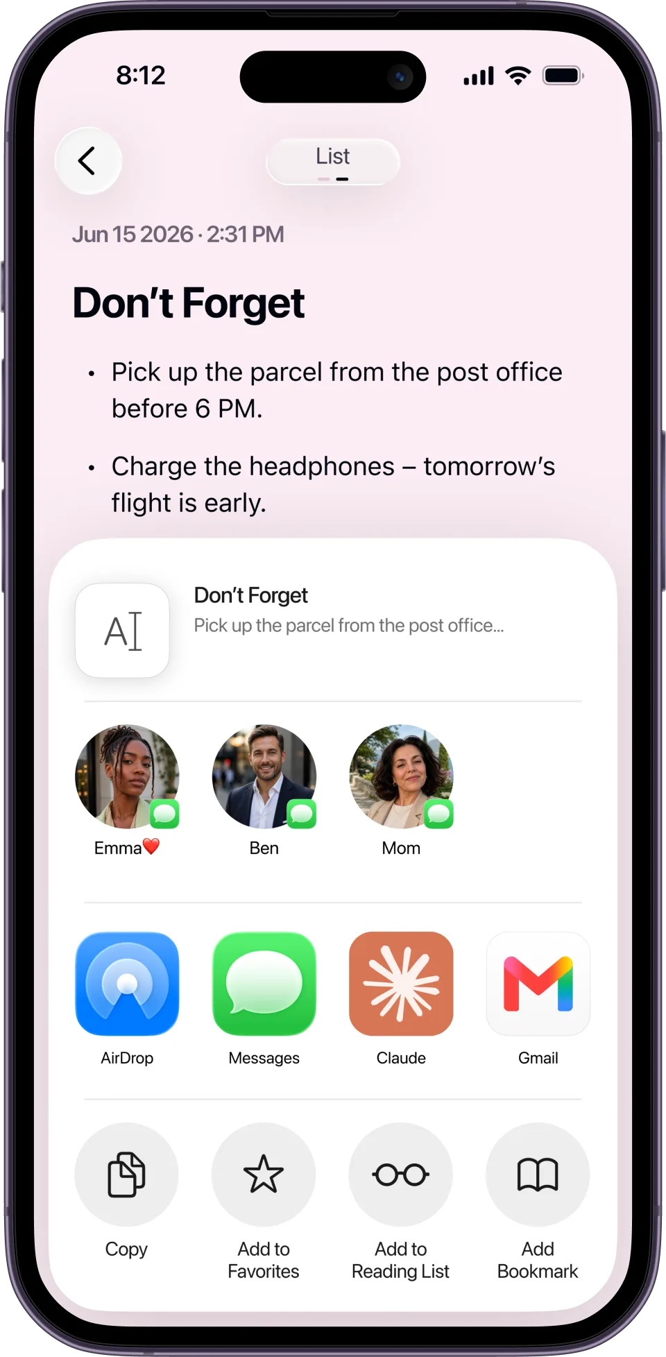 Send it anywhere